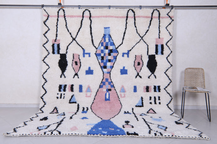 Handmade Moroccan Rug - Vibrant Custom Area Rug
