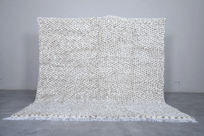 Handmade Moroccan Rug - Subtle Textured Design