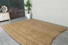 Tuareg Mat 7.6 ft x 9.1 ft – Handmade Moroccan Reed Area Rug