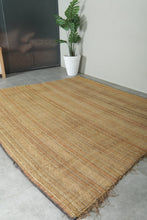 Tuareg Mat 7.6 ft x 9.1 ft – Handmade Moroccan Reed Area Rug