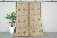 Handmade Tuareg Mat 6.1 ft x 9.7 ft – Nomadic Woven Area Rug