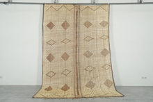 Handmade Tuareg Mat 6.1 ft x 9.7 ft – Nomadic Woven Area Rug