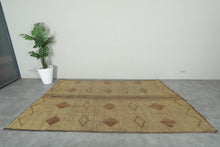 Handmade Tuareg Mat 6.1 ft x 9.7 ft – Nomadic Woven Area Rug