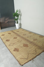 Handmade Tuareg Mat 6.1 ft x 9.7 ft – Nomadic Woven Area Rug