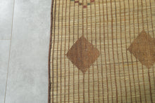 Handmade Tuareg Mat 6.1 ft x 9.7 ft – Nomadic Woven Area Rug