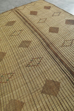 Handmade Tuareg Mat 6.1 ft x 9.7 ft – Nomadic Woven Area Rug