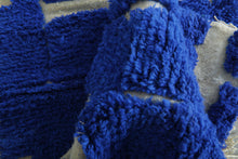 Blue Moroccan wool runner – Custom handmade rug - Beautiful rug