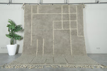 Modern Geometric Moroccan Rug -Custom Rug - Handmade Wool Rug