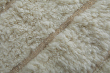 Handmade Wool Rug - Modern Layered Geometric Design | Moroccan Carpet