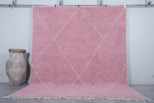 Moroccan Rug - Handmade and Custom Area Rug | Pink Geometric Style