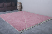 Moroccan Rug - Handmade and Custom Area Rug | Pink Geometric Style