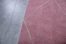 Moroccan Rug - Handmade and Custom Area Rug | Pink Geometric Style
