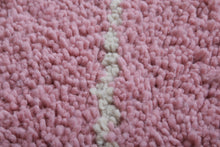Moroccan Rug - Handmade and Custom Area Rug | Pink Geometric Style