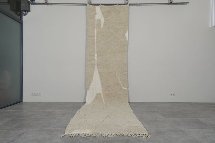 Hand-Knotted Moroccan Runner - Custom Wool Entryway Rug