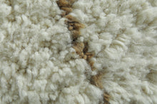 Custom Moroccan Beni Ourain Rug – Handwoven Wool Area Rug in Cream and Camel