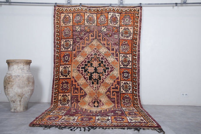 Boujaad Moroccan Rug - 6.1 x 10.7 ft | Elegant Vintage Artistry