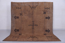 Vintage Nomad Tuareg rug 6.8 X 7.9 Feet