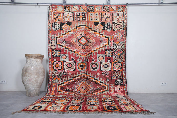 Boujaad Moroccan Rug - 6.3 x 11.6 ft | Bold Vintage Statement