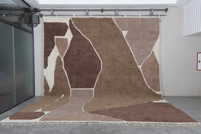 Modern Abstract Moroccan Rug - Handmade Berber Carpet