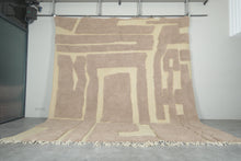 Custom Moroccan Rug - Handmade Wool Carpet - Contemporary Geometric Design
