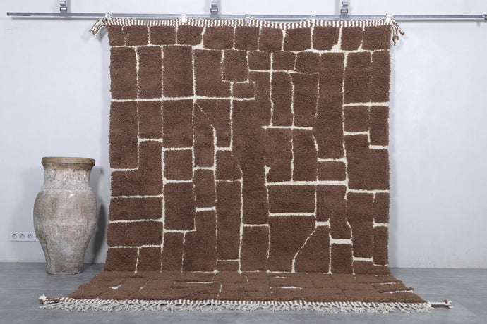 Authentic Berber Rug - Geometric Custom Moroccan Area Rug