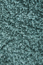 Custom Round Moroccan Rug - Handmade Aqua Blue Wool Carpet