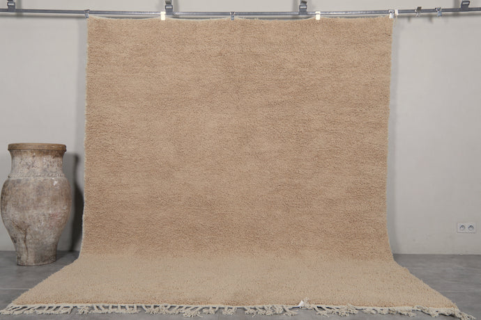 Handmade Moroccan Rug - Beige Custom Area Rug