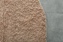Blush Pink Round Rug – Hand-Woven Boho Berber Carpet - Custom Moroccan Rug