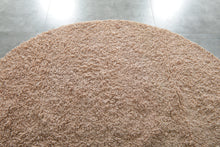 Blush Pink Round Rug – Hand-Woven Boho Berber Carpet - Custom Moroccan Rug