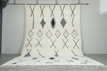 Custom Beni Ourain Rug – Handmade Black & White Moroccan Wool Carpet
