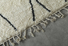 Custom Beni Ourain Rug – Handmade Black & White Moroccan Wool Carpet