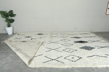 Custom Beni Ourain Rug – Handmade Black & White Moroccan Wool Carpet