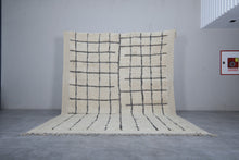 Beni ourain rug ivory - All wool berber rug - Moroccan rug cream