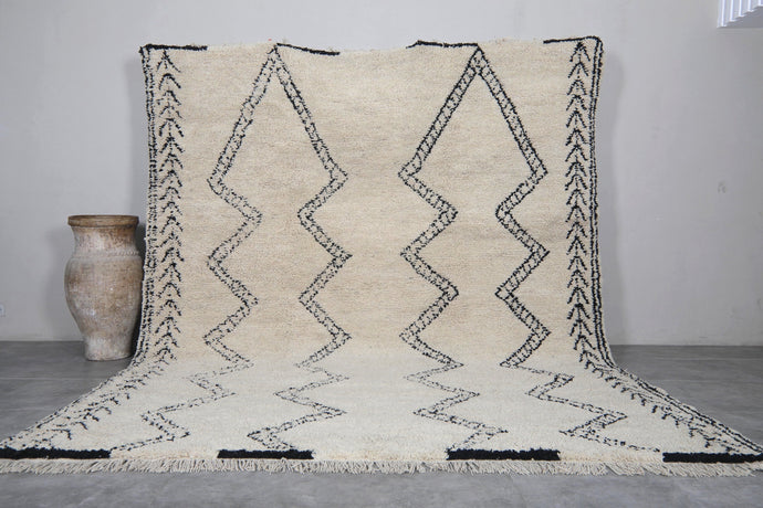 Authentic Berber Rug - Handmade Zigzag Moroccan Carpet