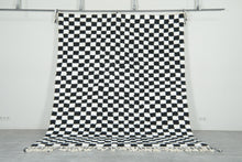 Handwoven Moroccan Rug - Custom Rug - Checkered rug