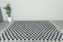 Handwoven Moroccan Rug - Custom Rug - Checkered rug
