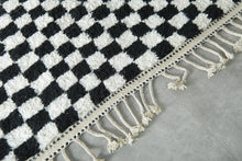 Handwoven Moroccan Rug - Custom Rug - Checkered rug