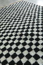 Handwoven Moroccan Rug - Custom Rug - Checkered rug