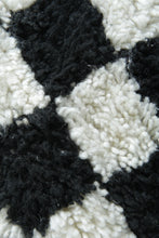 Handwoven Moroccan Rug - Custom Rug - Checkered rug