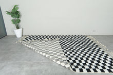 Handwoven Moroccan Rug - Custom Rug - Checkered rug
