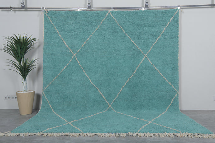 Moroccan All Wool Rug - Handwoven Berber Custom Carpet