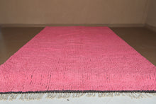 Moroccan rug pink - Handmade rug - Morocco rug - Berber rug - Moroccan plain rug