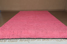 Moroccan rug pink - Handmade rug - Morocco rug - Berber rug - Moroccan plain rug