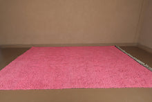 Moroccan rug pink - Handmade rug - Morocco rug - Berber rug - Moroccan plain rug
