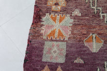 Vintage moroccan rug 5.9 x 12.4 feet - Handmade berber wool rug