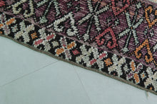 Vintage moroccan rug 5.7 x 10 feet Handmade Berber wool rug -