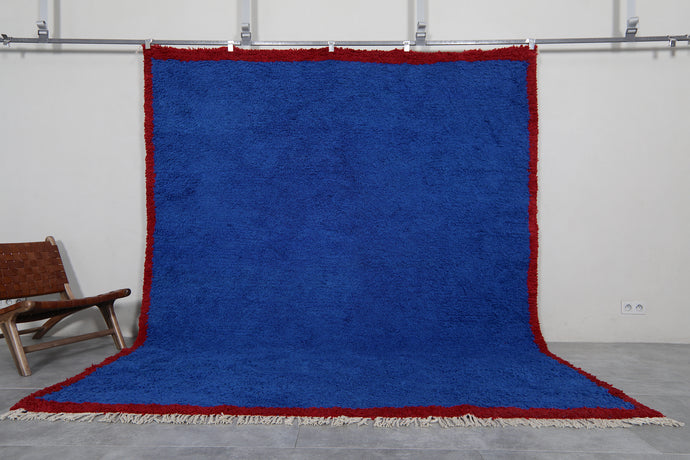 Deep Blue Moroccan Rug - Custom Berber Rug