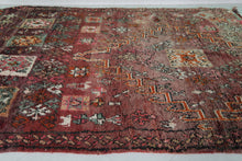 Vintage berber wool rug 6.6 x 9.5 feet - Handmade moroccan area rug - Morocco rug