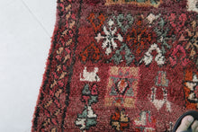 Vintage berber wool rug 6.6 x 9.5 feet - Handmade moroccan area rug - Morocco rug
