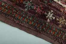Vintage berber wool rug 6.6 x 9.5 feet - Handmade moroccan area rug - Morocco rug